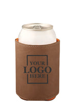 Load image into Gallery viewer, Leatherette Custom Branded Koozies (Box of 100)
