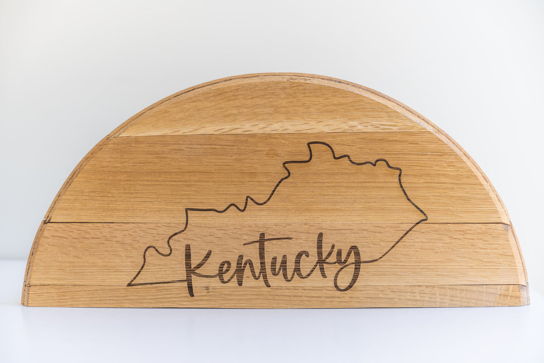 Kentucky Barrel Head - Mantle Display