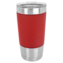 Load image into Gallery viewer, Laser Engraved Tumbler with Faux Leather 20oz (box of 24)
