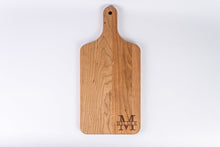 Load image into Gallery viewer, Laser Engraved Charcuterie Board / Cheese Board with Handle - (8&quot;x17&quot;x3/4&quot;) / Cherry
