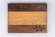 Load image into Gallery viewer, Laser Engraved Cutting Board - Classic (9&quot;x12&quot;x3/4&quot;) / Mixed Walnut Cherry
