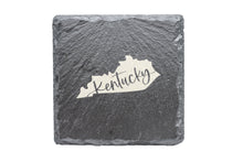 Load image into Gallery viewer, Laser Engraved Coasters - Square (4&quot;x4&quot;x5/16&quot;)  (sets of 4) / Slate
